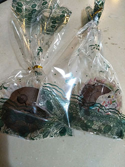Chocolate cupcake with chocolate chip